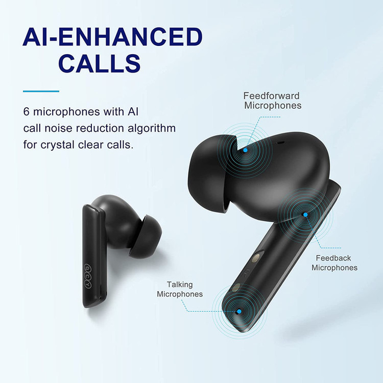 هدفون بلوتوثی کیو سی وای مدل Melobuds ANC