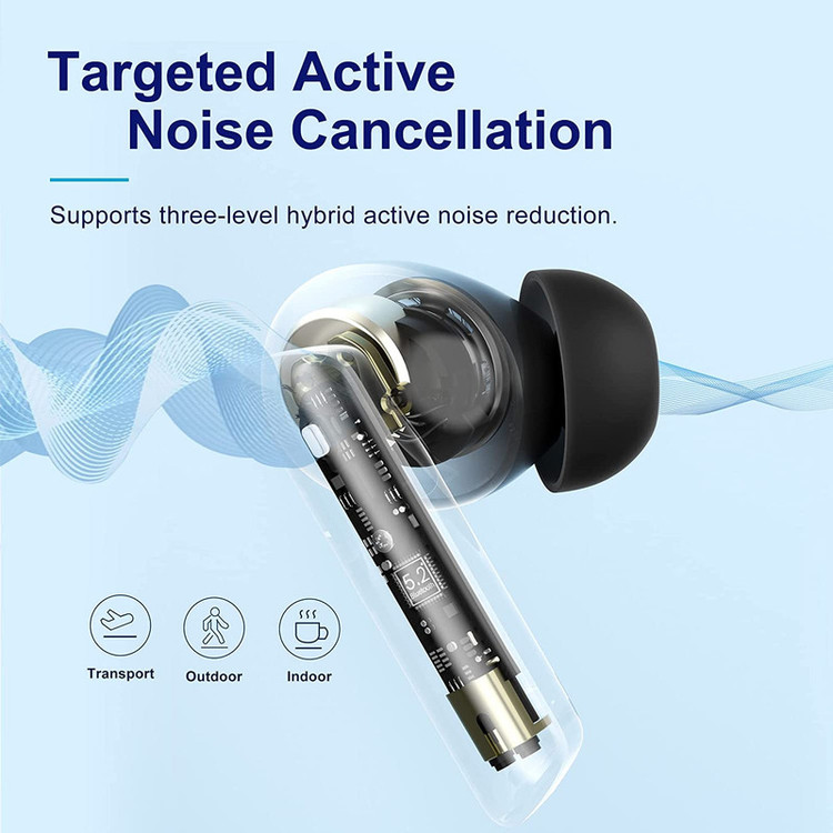 هدفون بلوتوثی کیو سی وای مدل Melobuds ANC