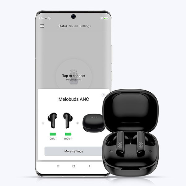 هدفون بلوتوثی کیو سی وای مدل Melobuds ANC
