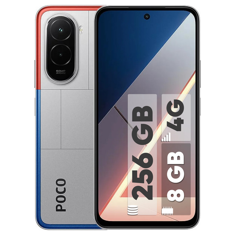 گوشی موبایل شیائومی poco M7 4g حافظه 256 گیگابایت رم 8 گیگابایت نمای ۵